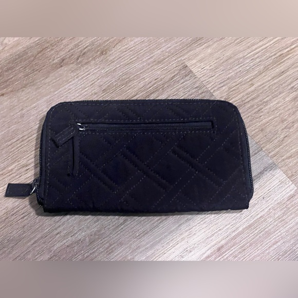 Vera Bradley RFID Quilted Accordion Wallet in Black - Picture 2 of 5